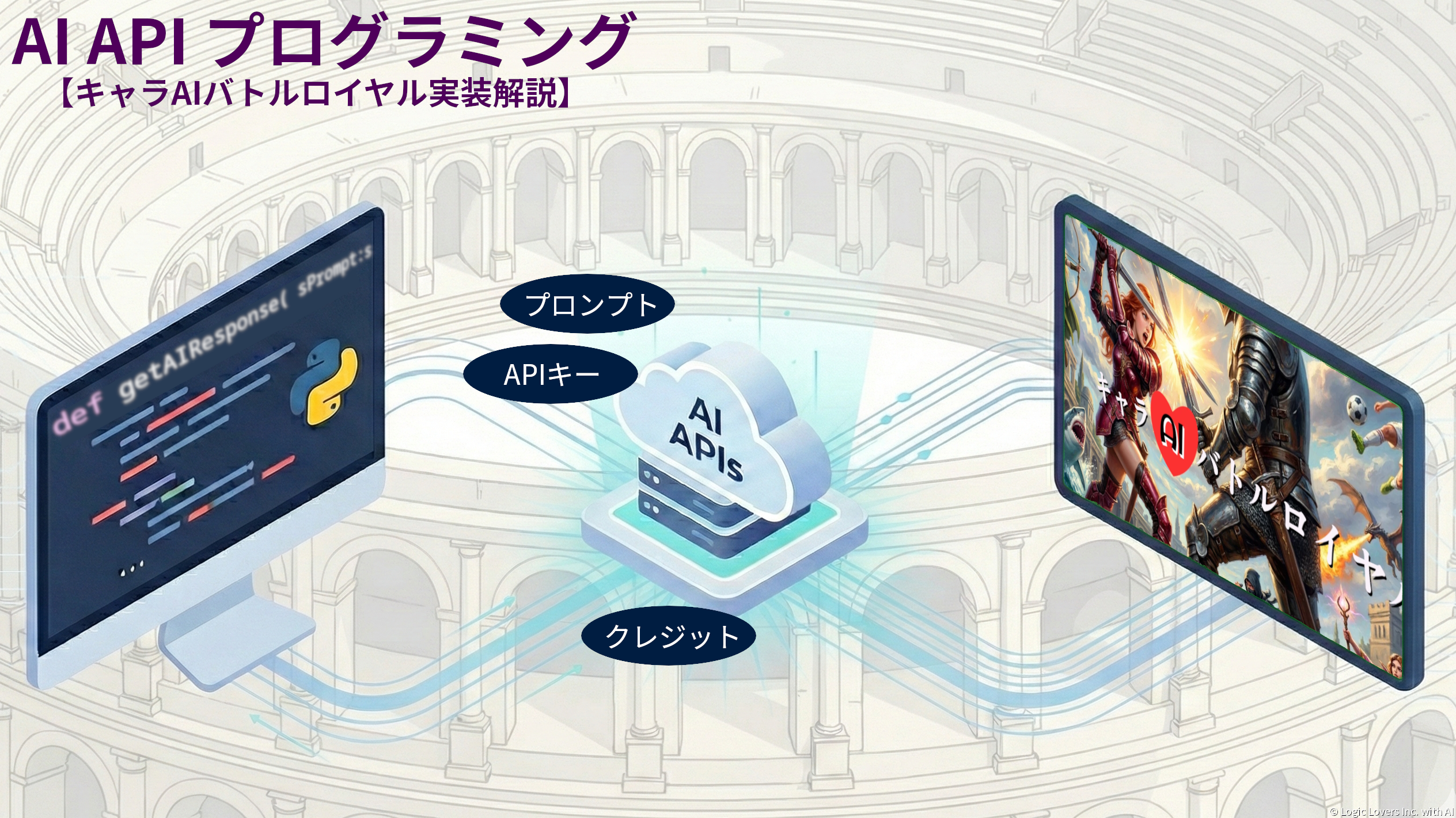 【技術解説】AI API プログラミング【キャラAIバトルロイヤル】