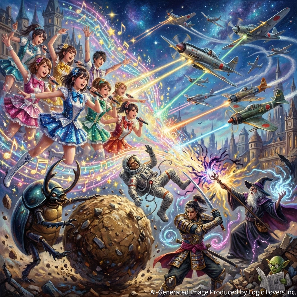 【技術解説】Geminiの画像生成は網羅性が武器！説明資料化を防ぎエンタメへ誘導するプロンプト術【キャラAIバトルロイヤル】 ギャラリー09